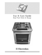 Electrolux EI30DS55LB Complete Owner's Guide (English)
