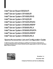 Intel SR2600URLXNA User Manual