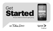 LG LS665 Boost Mobile Update - Sprint Quick Start Guide