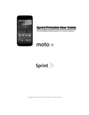 Motorola Moto X 1st Generation User Guide