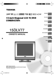Toshiba 15DLV77B Owners Manual