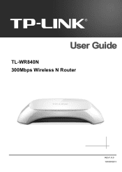 TP-Link TL-WR840N User Guide