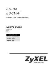 ZyXEL ES-315 User Guide