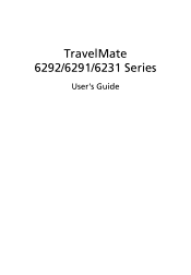 Acer TravelMate 6292 TravelMate 6291/6292/6231 User's Guide EN