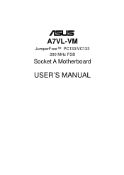 Asus A7VL-VM Motherboard DIY Troubleshooting Guide
