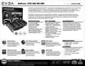 EVGA GeForce GTX 560 DS SSC PDF Spec Sheet