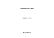 Fisher and Paykel DD24SI7 BOOK INSTL DD24S PH7 US CA FR (French)