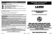 Lasko 2265QM User Manual