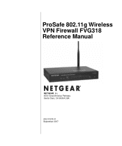 Netgear FVG318v1 FVG318 Reference Manual
