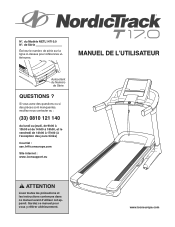 NordicTrack 17.0 Treadmill French Manual
