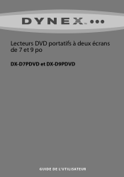 Dynex DX-D9PDVD User Manual (French)