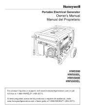 Honeywell HW5500E Owners Manual