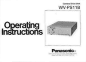 Panasonic WVPS11B WVPS11B User Guide