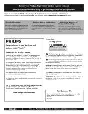 Philips 52PFL7422D37 User Guide