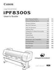 Canon imagePROGRAF iPF8300S iPF8300S User Manual ver.1.00