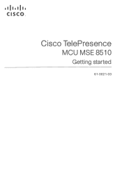 Cisco C8510MSR-SKIT-DC Getting Started