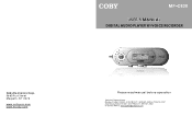 Coby MP-C838 User Manual