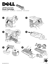 Dell 7330dn Mono Laser Printer Drum Cartridge Instruction