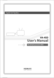 Humax VA-4SD User Manual