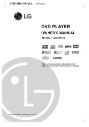 LG LGDVB418 Owners Manual