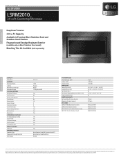 LG LSRM2010BD Owners Manual - English