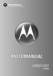 Motorola V262 User Manual