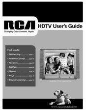 RCA HD27F754T User Manual