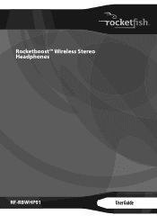 Rocketfish RF-RBWHP01 User Manual (English)