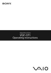 Sony VGF-CP1 Operating Instructions