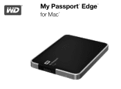 Western Digital My Passport Edge for Mac Quick Install Guide