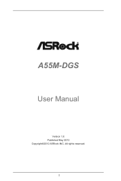 ASRock A55M-DGS User Manual