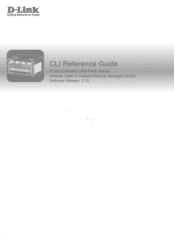 D-Link DGS-6600-48TS CLI Guide