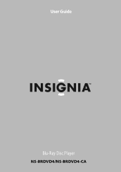 Insignia NS-BRDVD4 User Manual (English)