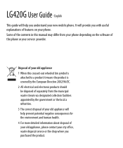 LG LG420G User Guide