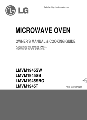 LG LMVM1945T Owner's Manual