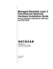 Netgear FSM7328PS FSM7328PS Hardware manual