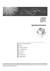 Ricoh Priport DX 4640PD Operating Instructions