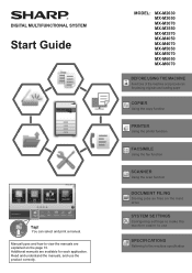 Sharp MX-M5050 Start Guide