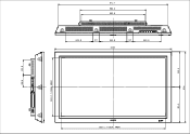Sony FWD-42PX2 Dimensions Diagrams