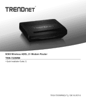 TRENDnet TEW-722BRM Quick Installation Guide