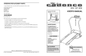 Weslo Cadence 620 User Guide