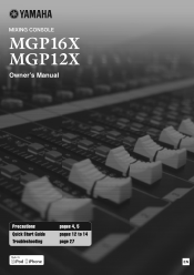 Yamaha MGP16X Owner's Manual
