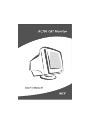 Acer AC701 AC 701 User Guide