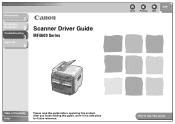 Canon imageCLASS MF4690 Scanner Driver Guide MF4600 Series