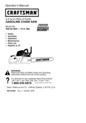 Craftsman 35182 Operation Manual