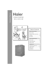 Haier HDY6-1 Operation Manual