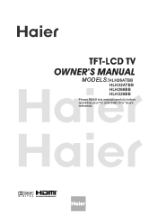 Haier HLH26ATBB User Manual