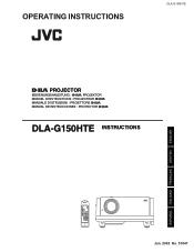 JVC DLA-G150HT Instruction Manual