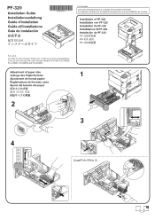 Kyocera FS-4200DN PF-320 Installation Instructions