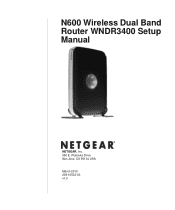 Netgear WNDR3400v1 WNDR3400 Setup Manual